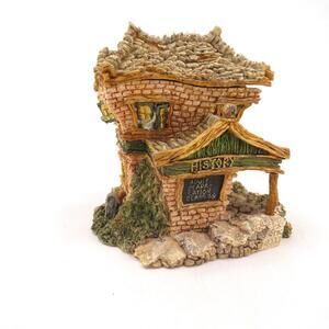 Boyds Bears Resin Public Libeary Resin Bearly-Built Villages 19006